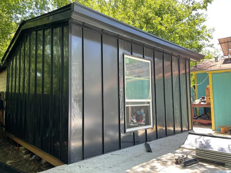 Black standing seam metal wall panels for Roof Inspection in Orcutt
